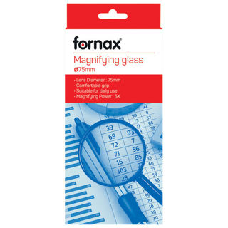 Slika Povećalo 5x-fi 75mm pvc Fornax crno blister