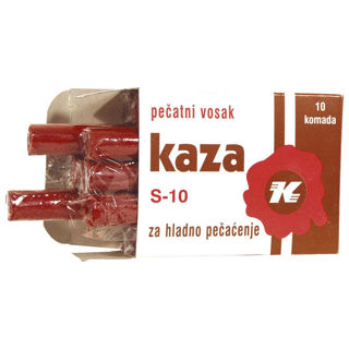 Slika Vosak za hladno pečaćenje pk10 Kaza Karbon