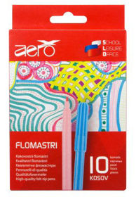 Prikažite detalje za Flomasteri Aero 10 kom u kartonskoj kutiji Slika Flomasteri Aero 10 kom u kartonskoj kutiji
