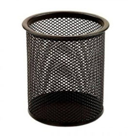 Prikažite detalje za Čaša za olovke metalna žica okrugla fi-9xH-9,7cm LD01-188 Fornax crna Slika Čaša za olovke metalna žica okrugla fi-9xH-9,7cm LD01-188 Fornax crna