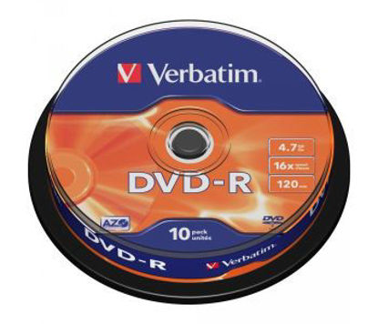Slika DVD-R Verbatim #43523 4,7GB 16x sp10
