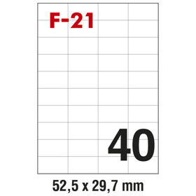 Prikažite detalje za Etikete ILK 52,5x29,7mm pk100L Fornax F-21 Slika Etikete ILK 52,5x29,7mm pk100L Fornax F-21