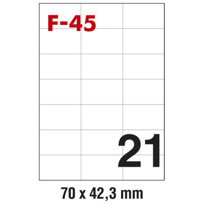 Slika Etikete ILK 70x42,3mm pk100L Fornax F-45
