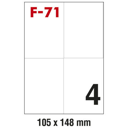 Slika Etikete ILK 105x148mm pk100L Fornax F-71
