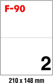 Prikažite detalje za Etikete ILK 210x148mm pk100L Fornax F-90 Slika Etikete ILK 210x148mm pk100L Fornax F-90