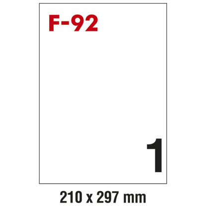 Slika Etikete ILK 210x297mm pk100L Fornax F-92