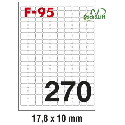Slika Etikete ILK 17,8x10mm odljepljive pk100L Fornax F-95