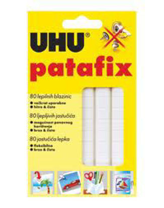 Slika Ljepilo-jastučići 65g 80x Patafix Tac UHU bijelo blister