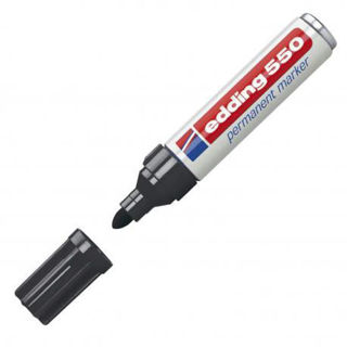 Slika Marker permanentni 3-4mm Edding 550 crni