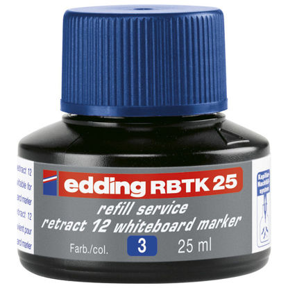 Slika Tinta za marker (za bijelu ploču) 25ml Edding BTK25 plava