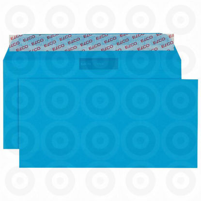 Slika Kuverte u boji 11x23cm strip Elco plave