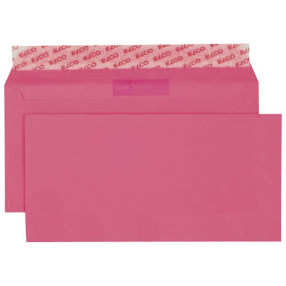 Slika Kuverte u boji 11x23cm strip Elco roze