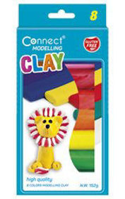 Prikažite detalje za Plastelin 8boja karton Connect blister Slika Plastelin 8boja karton Connect blister
