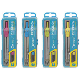 Prikažite detalje za Šestar metalni+mine u pvc kutiji Connect sortirano blister Slika Šestar metalni+mine u pvc kutiji Connect sortirano blister