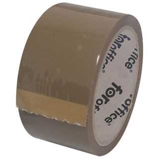 Slika Traka ljepljiva 48mm/66m akrilna bešumna 25my FORoffice smeđa