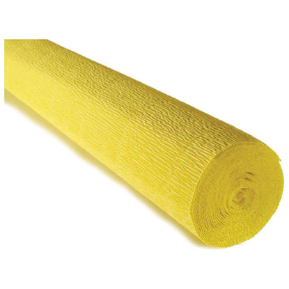 Slika Papir krep 180g 50x250cm Cartotecnica Rossi 575 jarko žuti
