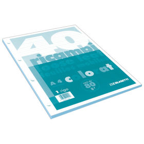 Prikažite detalje za Blok za mapu uložnu 4 rupe A5 crte 50L Blasetti bijeli Slika Blok za mapu uložnu 4 rupe A5 crte 50L Blasetti bijeli