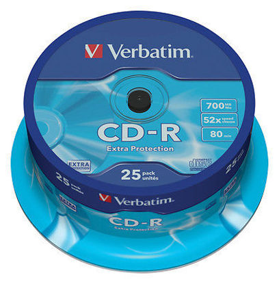 Slika CD-R Verbatim #43432 700MB 52x sp25