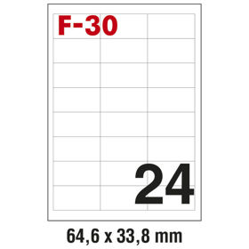 Prikažite detalje za Etikete ILK 64,6x33,8mm pk100L Fornax F-30 Slika Etikete ILK 64,6x33,8mm pk100L Fornax F-30