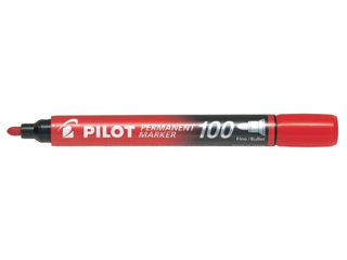 Slika Marker permanentni 1mm okrugli vrh Pilot SCA-100-R crveni