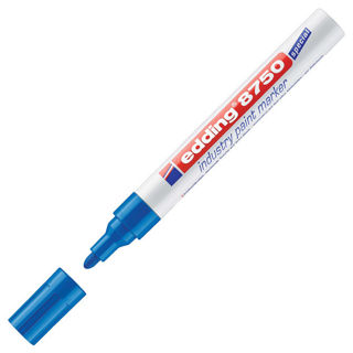 Slika Marker industrijski lakirajući 2-4mm Edding 8750 plavi