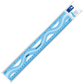 Slika Ravnalo pvc 30cm flexibilno nelomljivo Staedtler blister