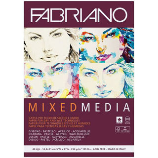 Slika Blok Fabriano mixed media 14,8x21,0 250g 19100502