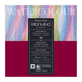 Slika Blok Fabriano watercolor gf 20x20 200g 20L 72612020