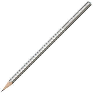 Slika Olovka grafitna B Sparkle pearl Faber-Castell 118213 metalik srebrna