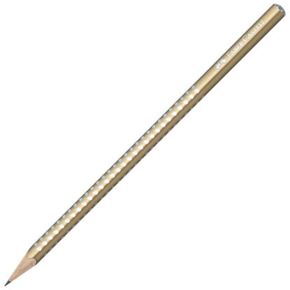 Slika Olovka grafitna B Sparkle pearl Faber-Castell 118214 metalik zlatna
