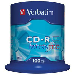 Slika CD-R Verbatim #43411 700MB 52x sp100