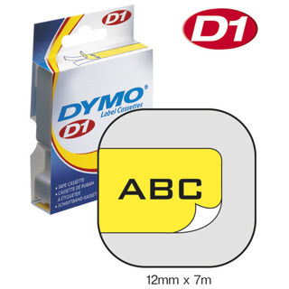 Picture of Vrpca D1 12mmx7m Dymo crno-žuta