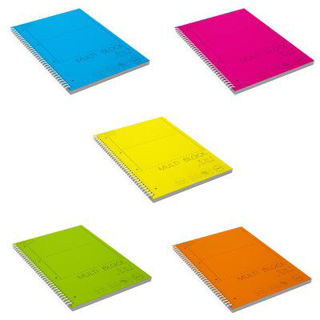 Slika Kolegij blok Ilijanum A4 90g 90L spiralni multi blok s 3 linijature