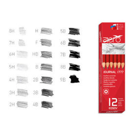 Prikažite detalje za Olovka grafitna Aero journal HB Slika Olovka grafitna Aero journal HB