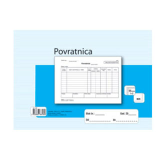 Slika Obrazac A-19/NCR povratnica A5 1+2 Fokus