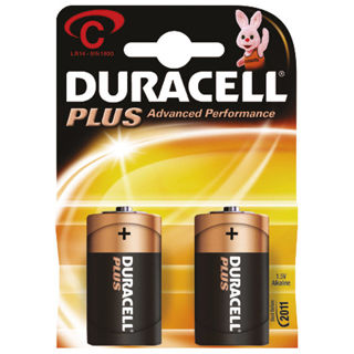 Slika Baterija alkalna 1,5V C Basic pk2 Duracell LR14 blister