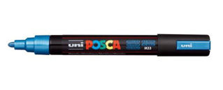 Slika Marker Uni pc-5m Posca metallic plavi