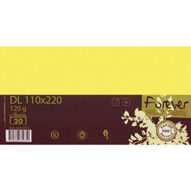 Prikažite detalje za Kuverta CLF Forever 110X220 120Gr Lemon Slika Kuverta CLF Forever 110X220 120Gr Lemon