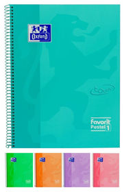 Prikažite detalje za OXFORD Pastel 1 Spiralna Bilježnica A4 kocke Slika OXFORD Pastel 1 Spiralna Bilježnica A4 kocke