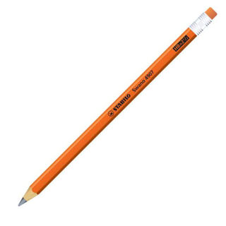 Slika Olovka grafitna s gumicom Stabilo Neon 4907 HB narančasta