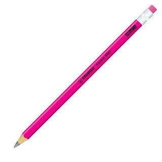 Slika Olovka grafitna s gumicom Stabilo Neon 4907 HB roza