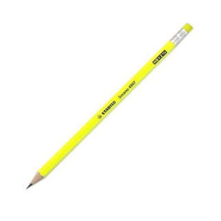Slika Olovka grafitna s gumicom Stabilo Neon 4907 HB žuta