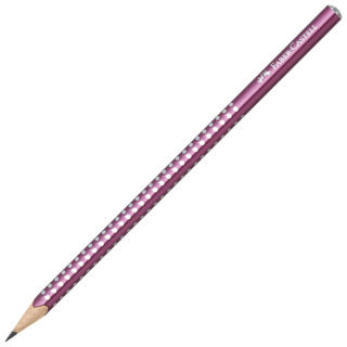 Slika Olovka grafitna B Sparkle pearl Faber Castell  metalik bordo