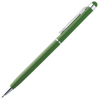 Slika Olovka kemijska metalna+touch pen New Orleans zelena