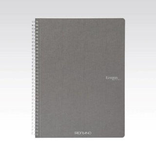 Picture of Bilježnica Fabriano Ecoqua original A4 90g 70L spiralna crte antracite