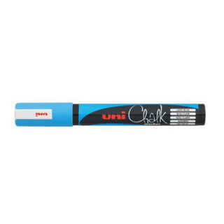 Slika Marker Uni pwe-5m kreda svijetlo plavi