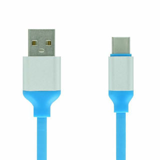 Picture of USB Kabel +CLASS TIP C SILIKONSKI, USB NA TIP C DUŽINE 1.2 m PLAVI