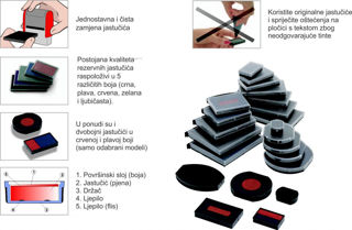 Slika Jastučić Za Pečat E 60 Crni