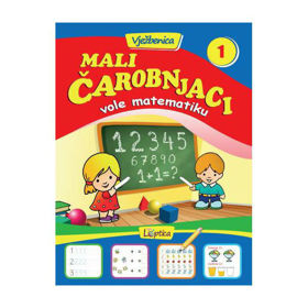 Prikažite detalje za MALI ČAROBNJACI VOLE MATEMATIKU 1 vježbenica Slika MALI ČAROBNJACI VOLE MATEMATIKU 1 vježbenica