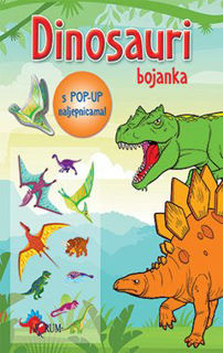 Slika Dinosauri - bojanka